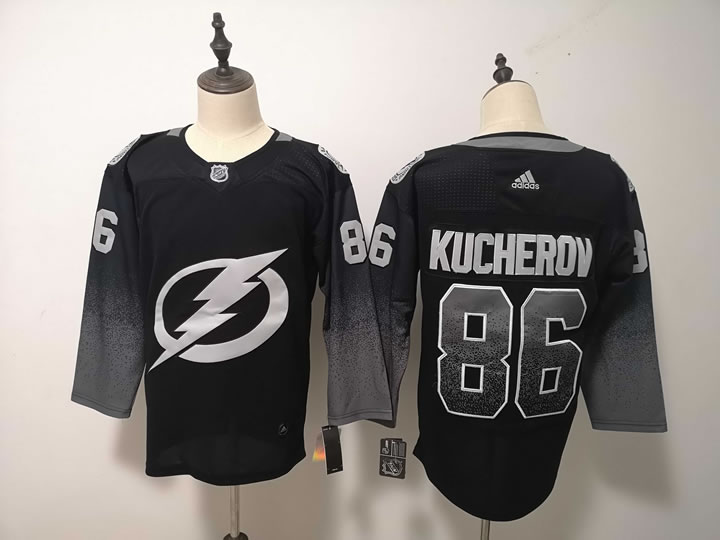 Lightning 86 Nikita Kucherov Black Alternate Drift Fashion Adidas Jersey Xhuo
